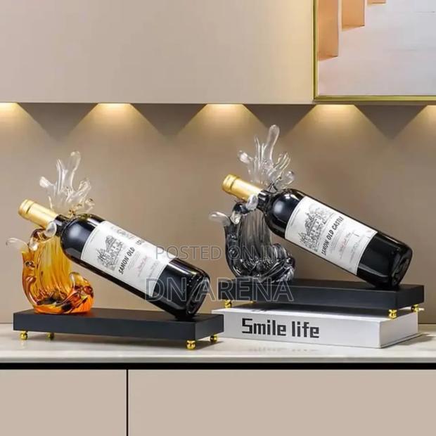 Abstract Art Style Wine Rack photo 4