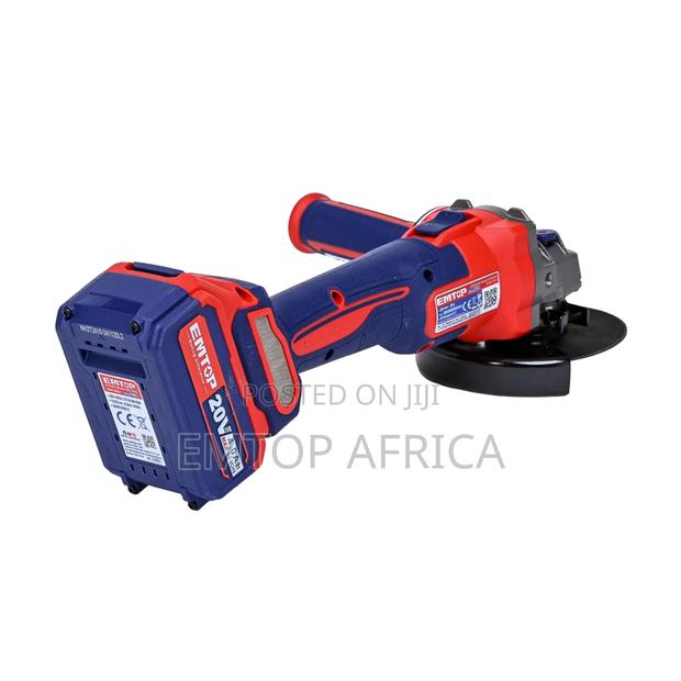 Elag271532 20v Brushless Angle Grinder 1000w 4.0ahx2 Batteries Charger photo 4