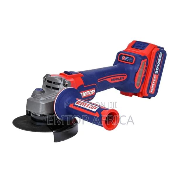 Elag271532 20v Brushless Angle Grinder 1000w 4.0ahx2 Batteries Charger photo 5
