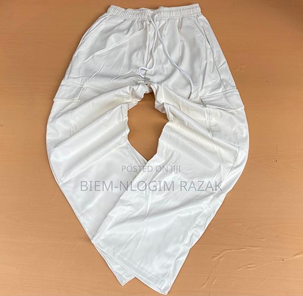 Cargo Leather Pants Available in Stock