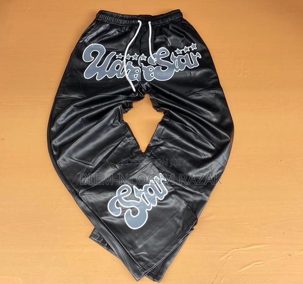 Cargo Leather Pants Available in Stock