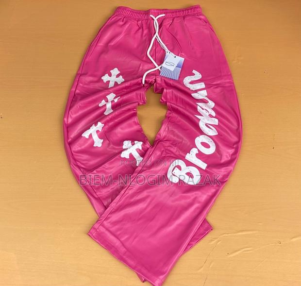 Cargo Leather Pants Available in Stock