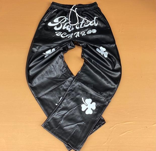 Cargo Leather Pants Available in Stock