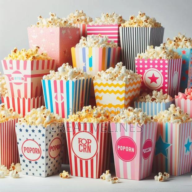 Variety of Colorful Popcorn Boxes · Photo 2