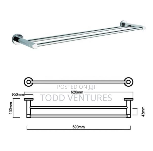 Bathroom Stainless Steel Rack Set photo 3