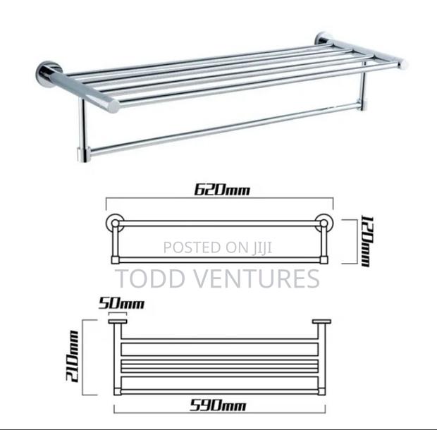 Bathroom Stainless Steel Rack Set photo 2