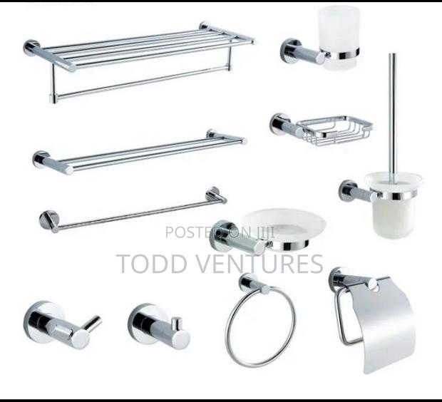 Bathroom Stainless Steel Rack Set