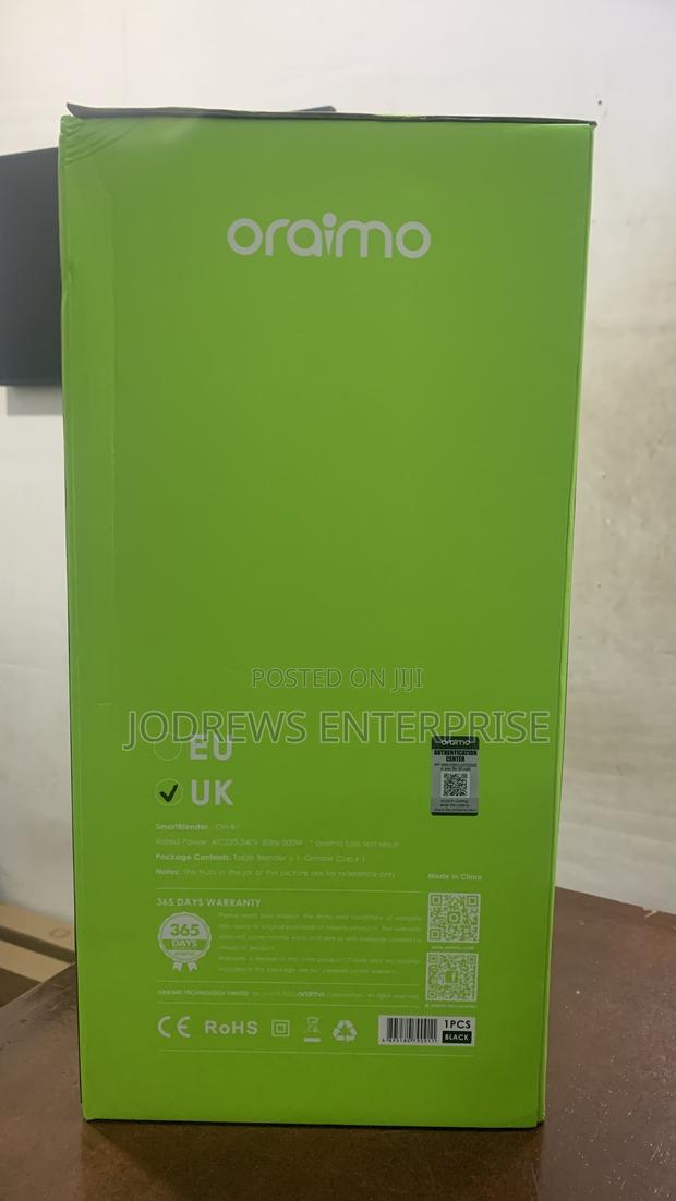 Oraimo Smart Blender 1.5l Speeds Control Blender photo 4