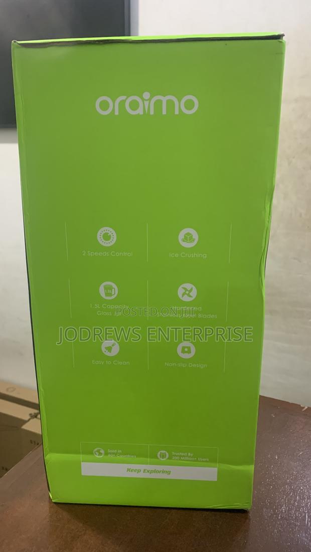 Oraimo Smart Blender 1.5l Speeds Control Blender photo 3