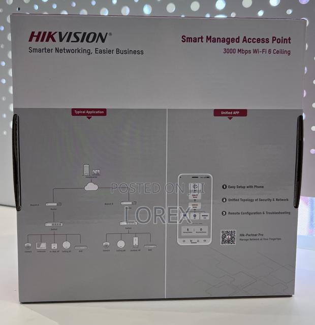 Hikvision Wi-Fi 6 3000m Ceiling Access Point Ds-3wap622e-Si · Photo 4