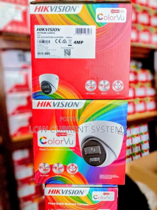 Hikvision Ip Dome Camera 4mp Colovu Two Ways Audio · Photo 2