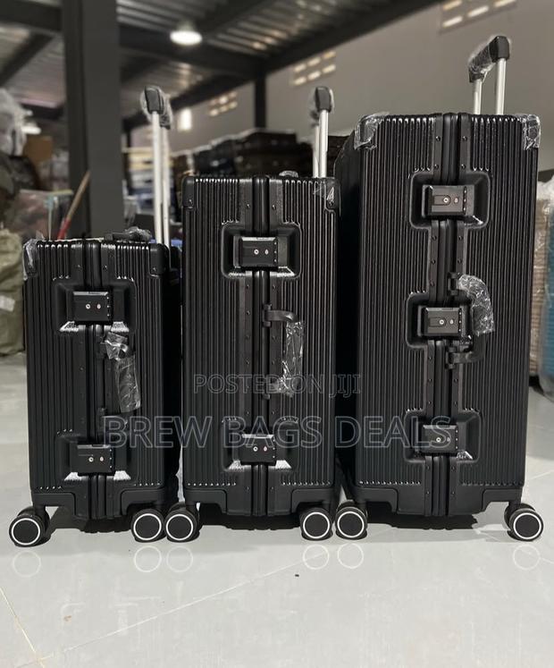 Jony Black 3set Aluminum Purely Locks Trunk Suitcase. · Photo 3
