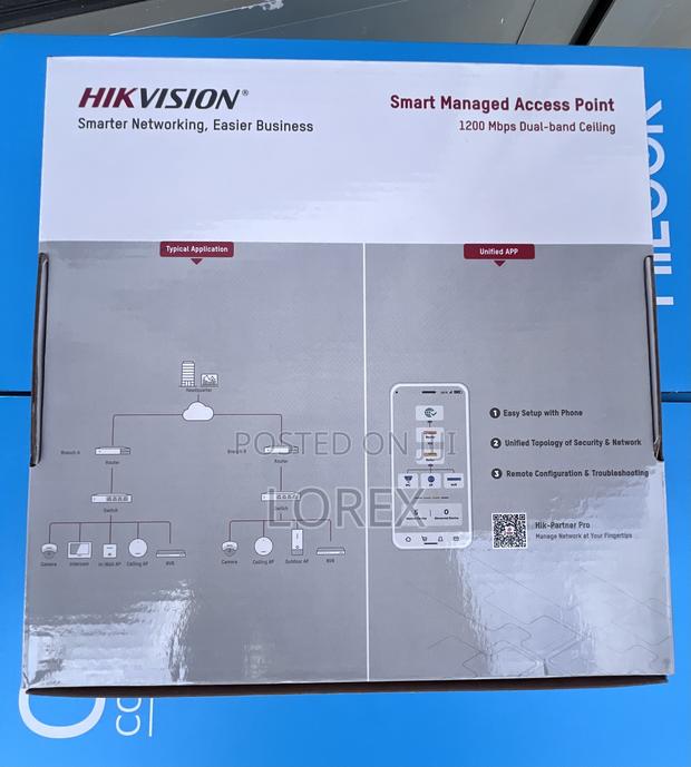 Hikvision Wifi 6 Ceiling Access Point 1200mbps Ds-3wap522-si · Photo 4