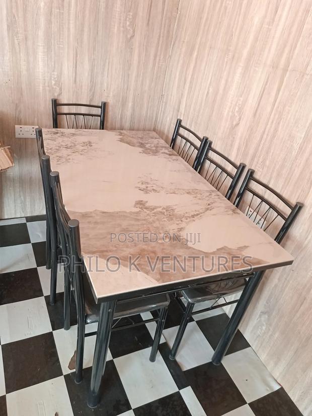 Marble Dining Table With 6seat for Dinner Is Available Here
