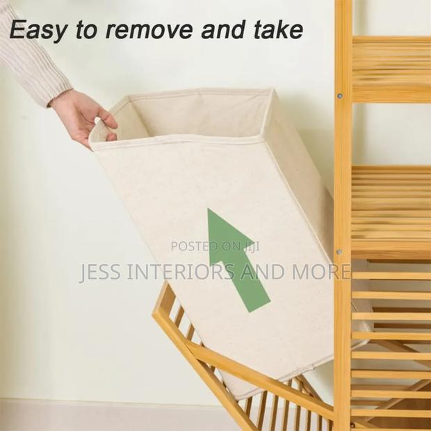 Bamboo Laundry Hamper photo 2