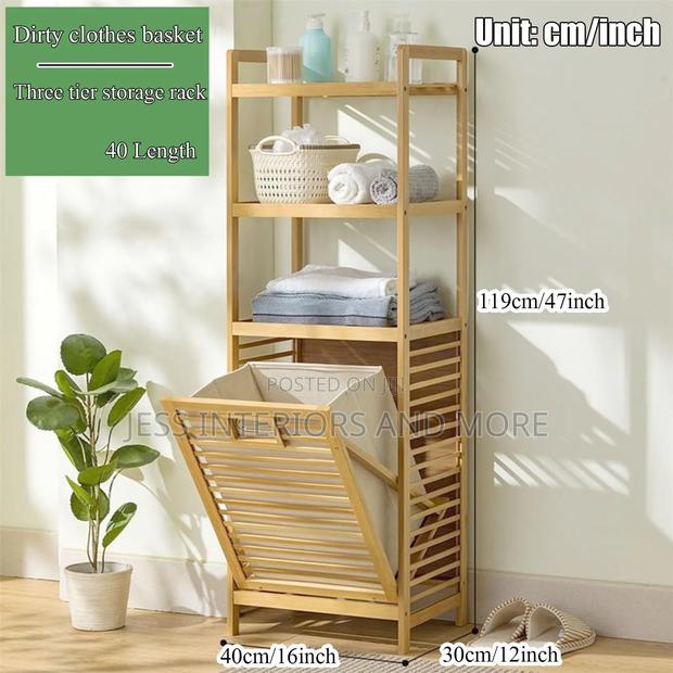 Bamboo Laundry Hamper photo 3