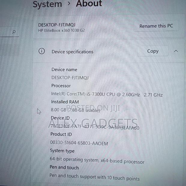 Laptop HP EliteBook X360 1030 G2 8GB Intel Core I5 SSD 256GB photo 3