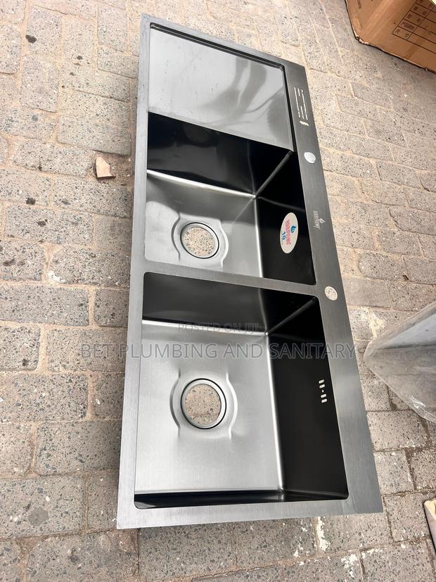 Double Bowl With 1 Arm Cabinet Sink_kitchen Sink_complete · Photo 2