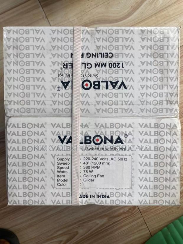 Valbona Glider 1200mm Ceiling Fan – Delight White, 3-Year Warranty photo 3