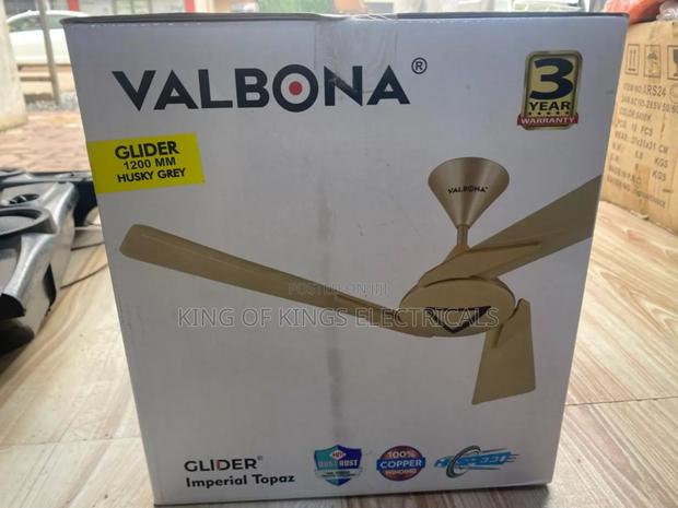 Valbona Glider 1200mm Ceiling Fan – Delight White, 3-Year Warranty photo 4