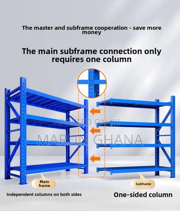 300kg Capacity Metal Shelving Rack Self Storage Warehouse Shelves · Photo 2