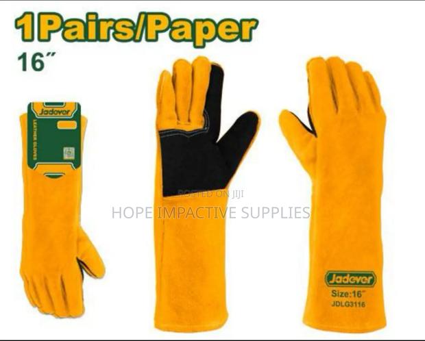 Leather Welding Gloves -16".(Moq=12pairs) · Photo 3