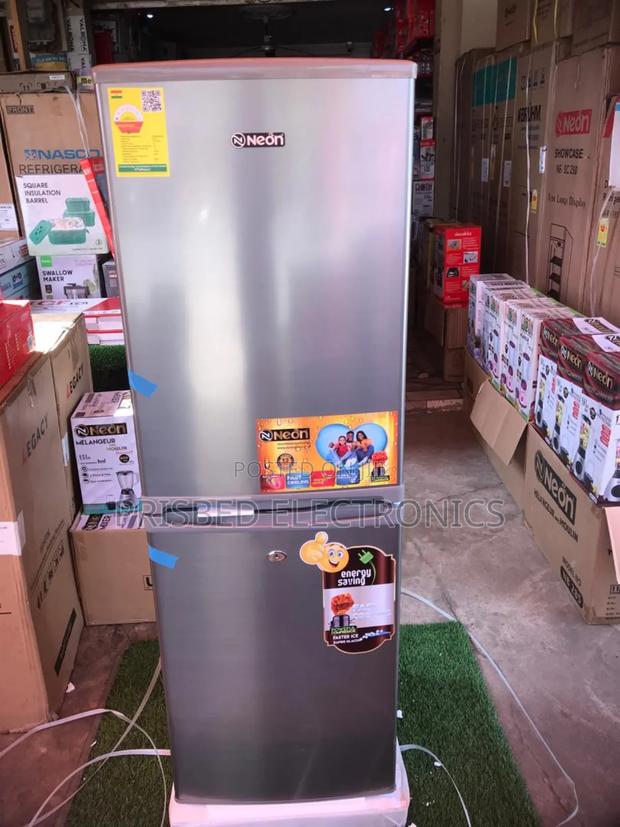 <Neon Durable Double Door Fridge 142 Litres Bottom Freezer photo 4