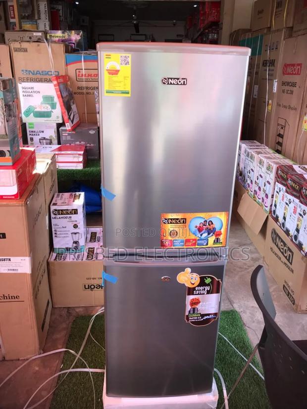 <Neon Durable Double Door Fridge 142 Litres Bottom Freezer photo 6
