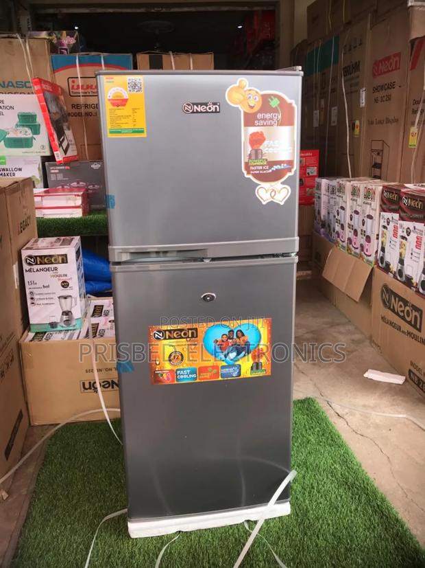 Neon Double Door Fridge 108 Litres Top Freezer photo 5