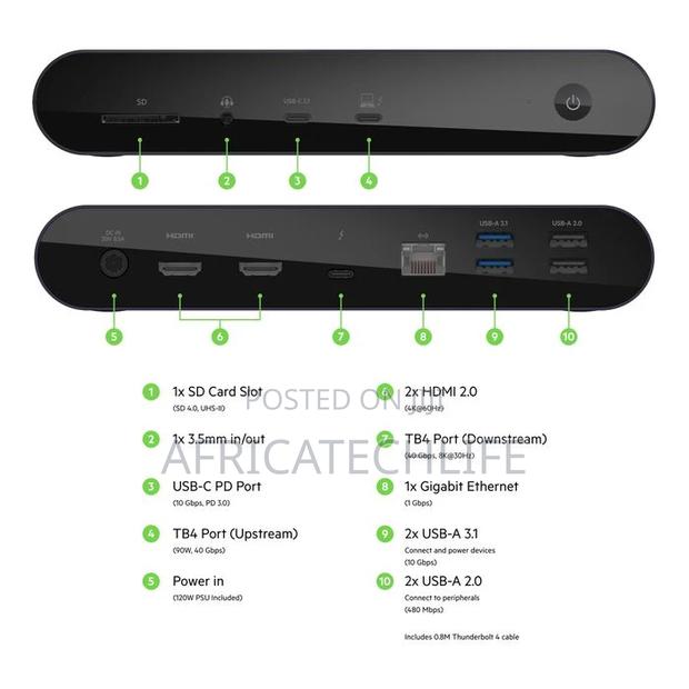 Belkin Pro Thunderbolt 4 Dock (New) · Photo 4