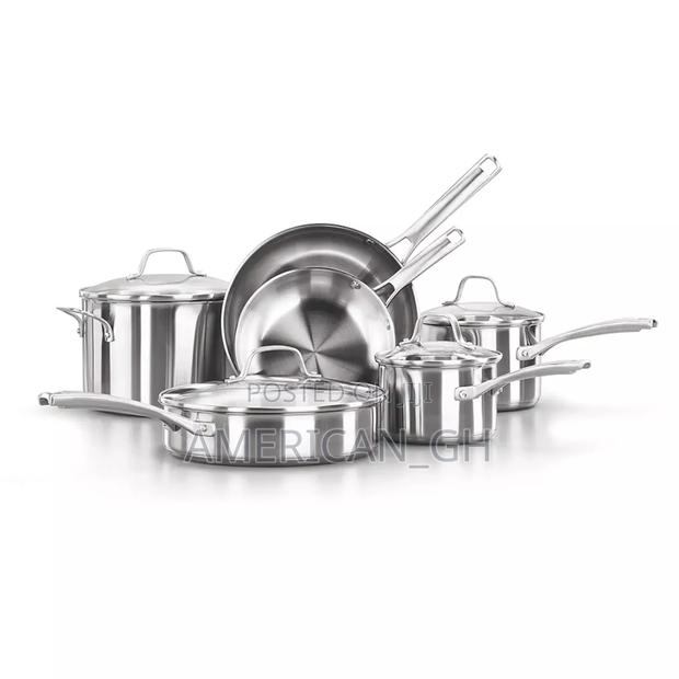 Calphalon Classic Stainless Steel Cookware Set, 10-Piece · Photo 2