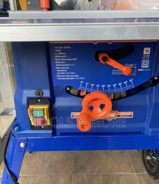 Wadfow Table Saw 1500w photo 3