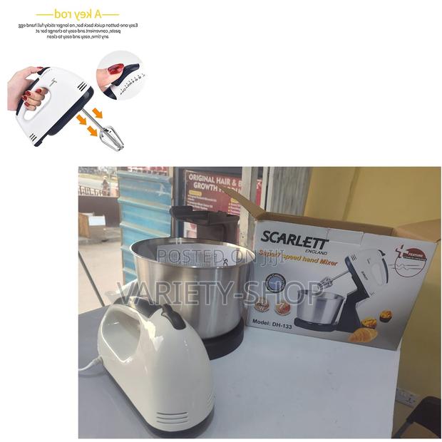 Scarlett Hand Mixer – 200w With 7 Speed Settings