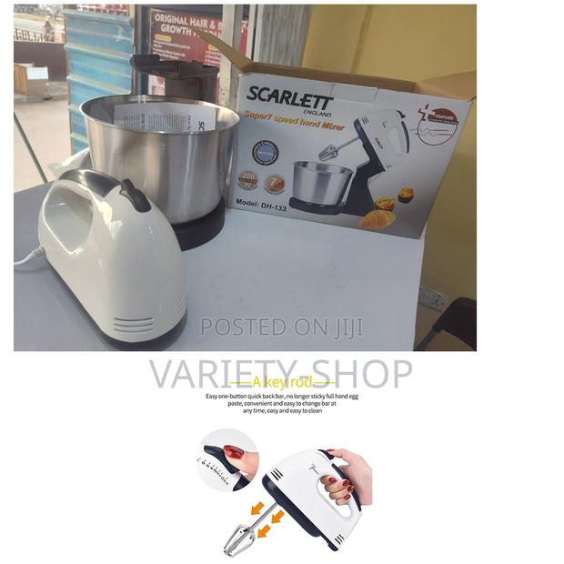Scarlett 200w Hand Mixer – Portable Kitchen Helper