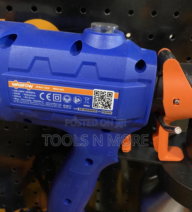 Wadfow Electric Spray Gun (Stainless Steel Container) photo 2