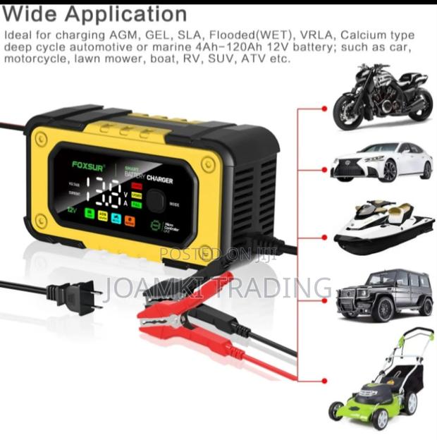 12v7a Car Battery Charger, Smart Battery Charger, Pulse Repair photo 2