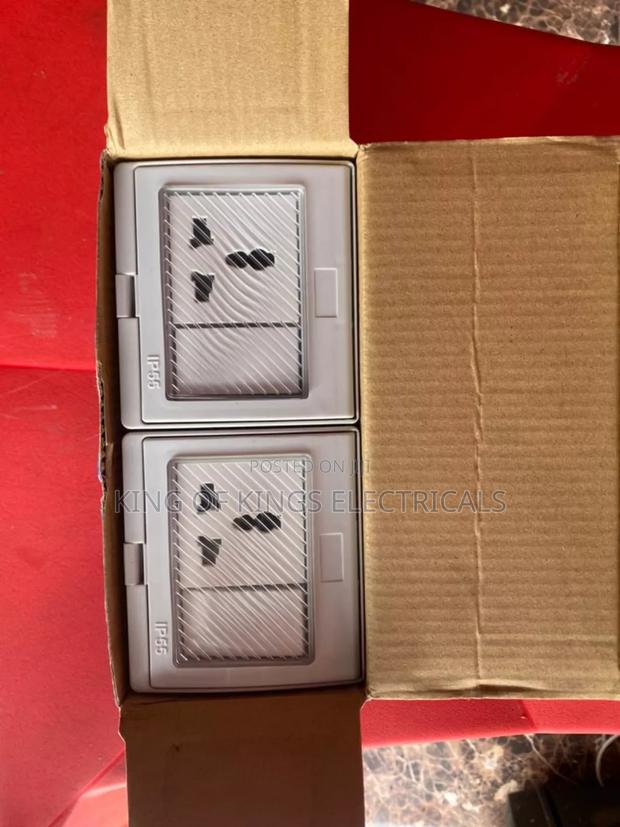 Ip55 Waterproof Socket – Double Outdoor Power Outlet photo 2