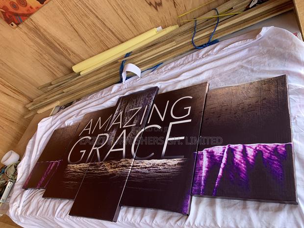 Amazing Grace Purple Canvas Wall Arts 3d Frames Decor · Photo 4