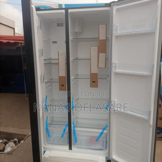 Pearl450litres Side by Side Black Mirror Refrigerator photo 2