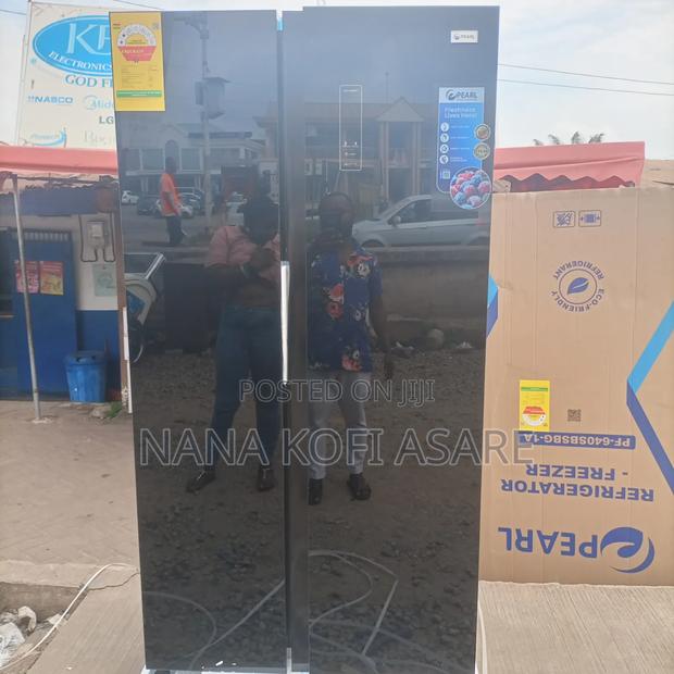 Pearl450litres Side by Side Black Mirror Refrigerator photo 3