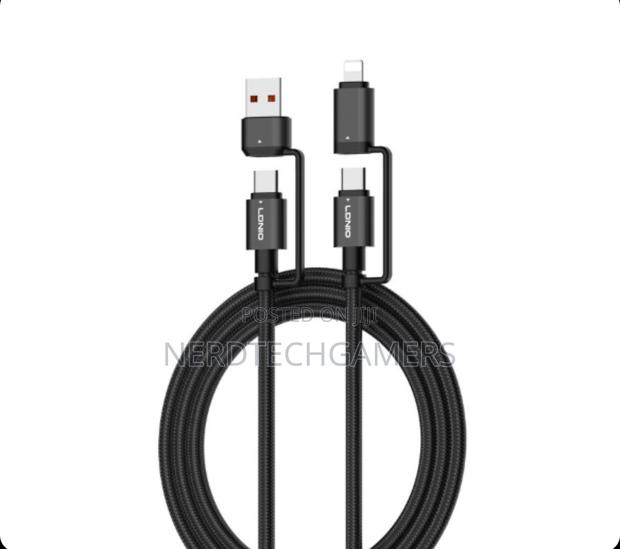 Lc16 Ldnio Direct 4 in 1 Super Fast Charging Cable 60w Usb Cable · Photo 4