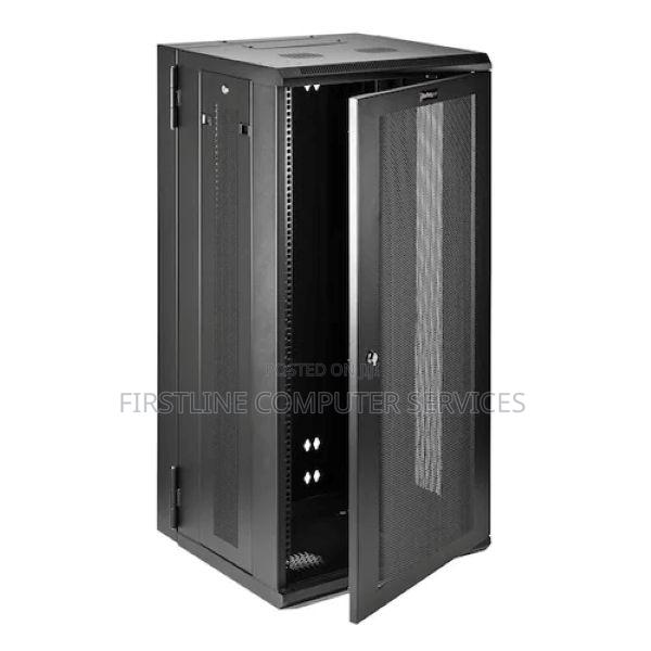 18u 800x1000 Deep Server Floor Cabinet Flat Pack Black photo 2