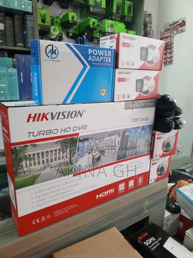 Hikvision 4ch Color With Audio CCTV Complete Kit · Photo 3