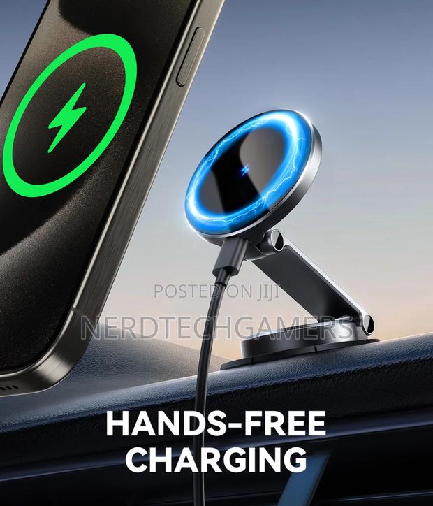 Joyroom Jr-Zs408 Magnetic Wireless Car Charger Holder photo 7