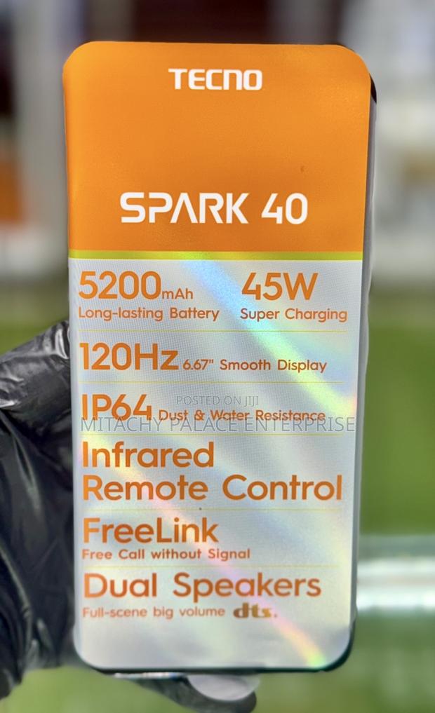 New Tecno Spark 40 128 GB Black photo 2