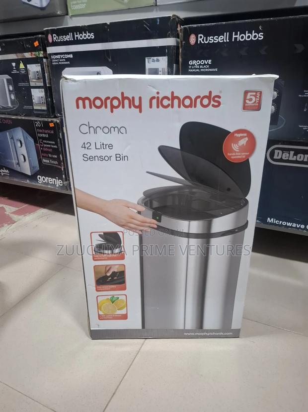 42.L Morphy Richards Sensor Bin Uk photo 2