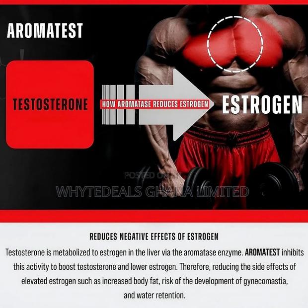 Aromatest 4 Male Sexual Performance| Anti-aging| Muscle Builder| Power photo 4