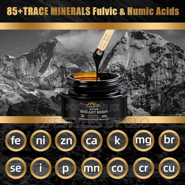Pure Himalayan Shilajit Resin 600mg Gold Stardard | 50 Servings (30g)