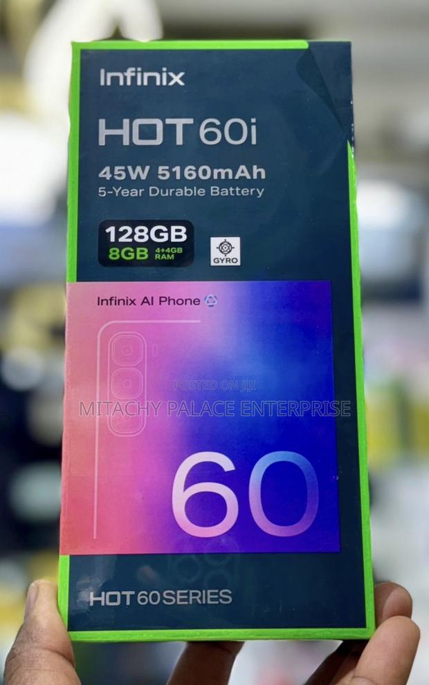 New Infinix Hot 60i 128 GB Gray photo 3
