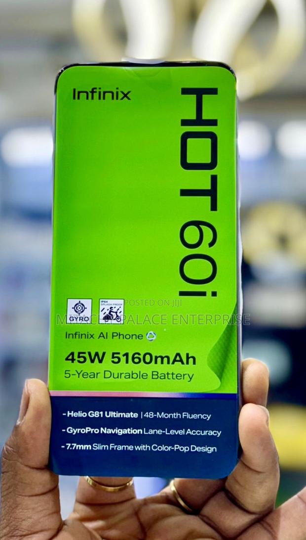 New Infinix Hot 60i 128 GB Gray photo 4